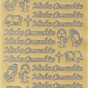 Adesivo”A Minha Comunhão” (Peel Off)