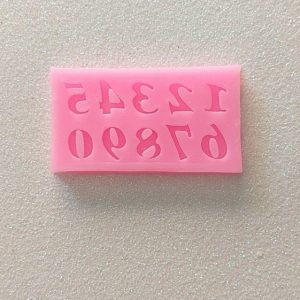 Molde de Silicone Numeros