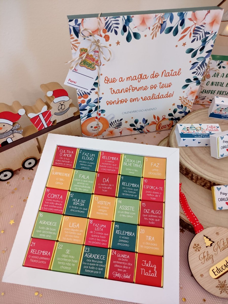 Calendário do Advento de Chocolates (Adultos)