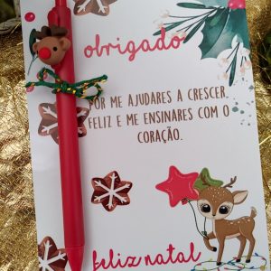 Cartão com caneta