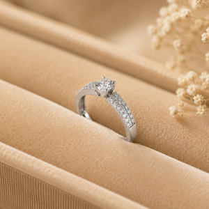 Anel Diamantes Ouro 19,2Kt